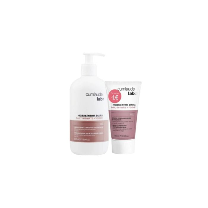 Cumlaude Lab Higiene Intima Diária Gel, 500 ml + Oferta Travel-Size, 100 ml