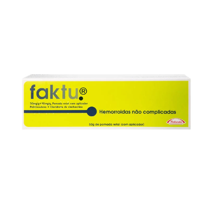FAKTU POMADA REC C/APLIC 10+50 MG/G 50