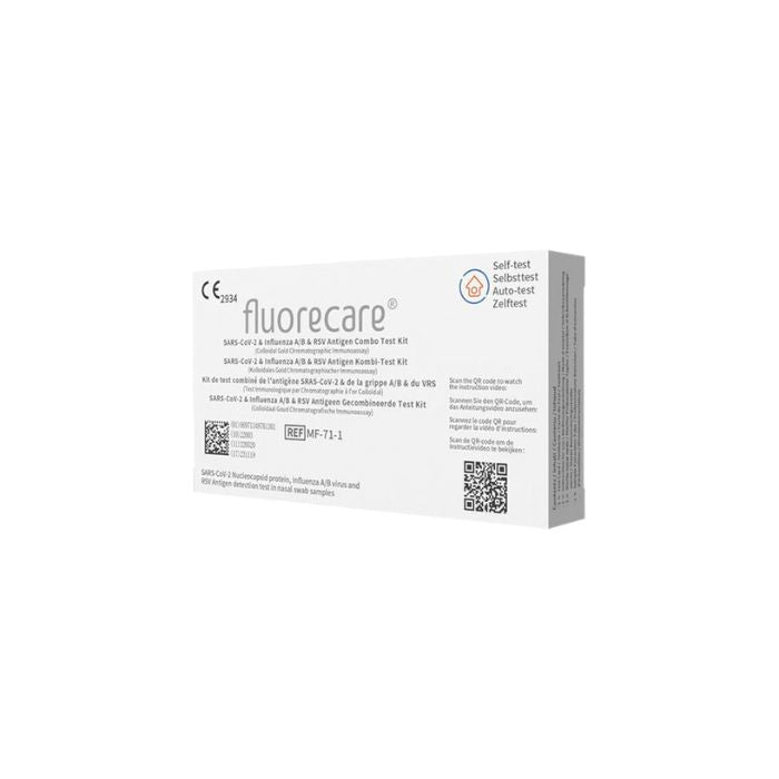 Fluorecare Autoteste Rápido Nasal Antigénio SARS-CoV-2, Gripe A/B e VSR