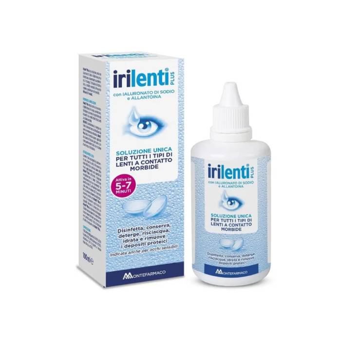 Irilenti Plus Solução Lentes de Contacto, 100 ml