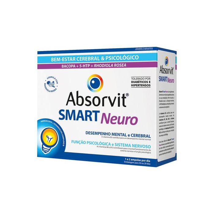 Absorvit Smart Neuro, 30 Ampolas