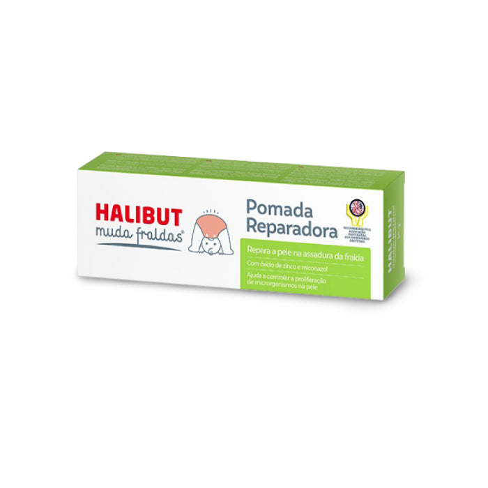 Halibut Muda Fraldas Pomada Reparadora, 50 g