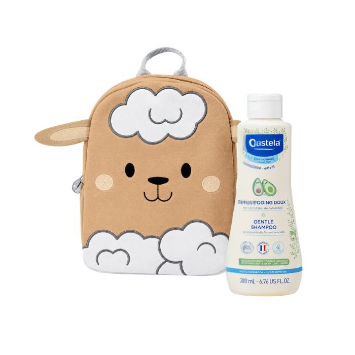 Mustela Bebé Champô Suave, 500 ml + Mochila Ovelha