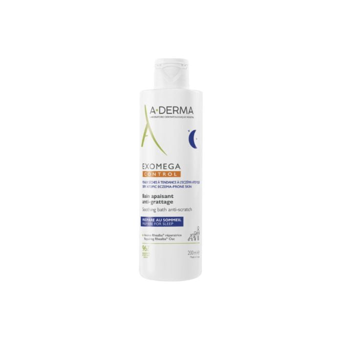 A-Derma Exomega Control Gel de Banho Calmante Noite 200ml