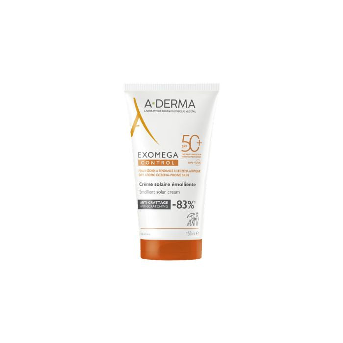 A-Derma Exomega Protetor Solar Emoliente SPF 50+, 150 ml