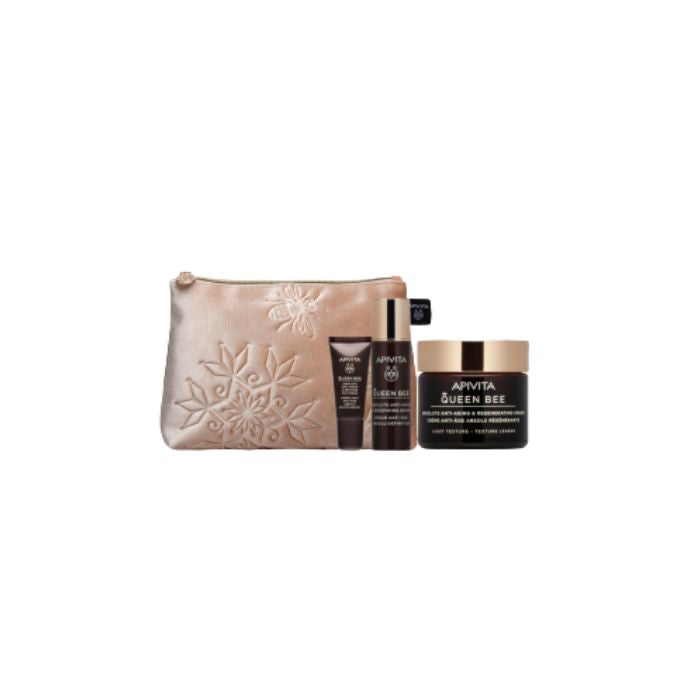 Apivita Natal 2025 - Queen Bee Creme Ligeiro + Oferta Sérum e Creme de Olhos