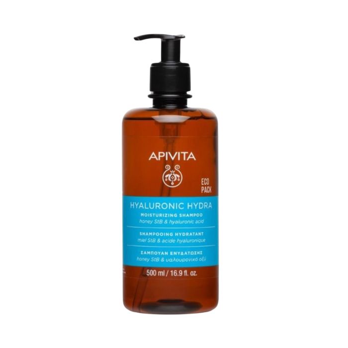 Apivita Hyaluronic Hydra Champô Hidratante, 500 ml
