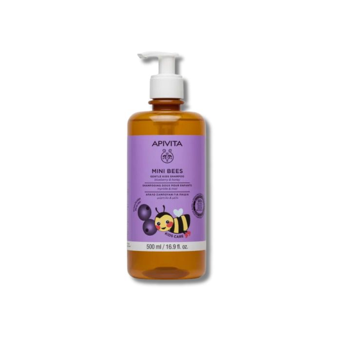 Apivita Mini Bees Champô Mirtilo e Mel, 500 ml