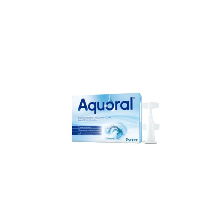 Aquoral Gotas Oftálmica, 20 monodoses de 0,5mL