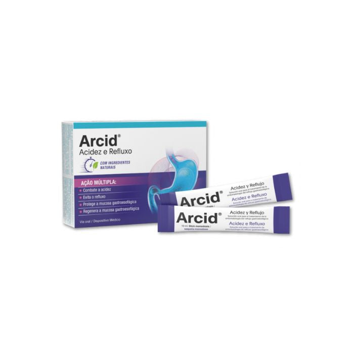Arcid Solução Oral Saquetas, 24 x 10 ml