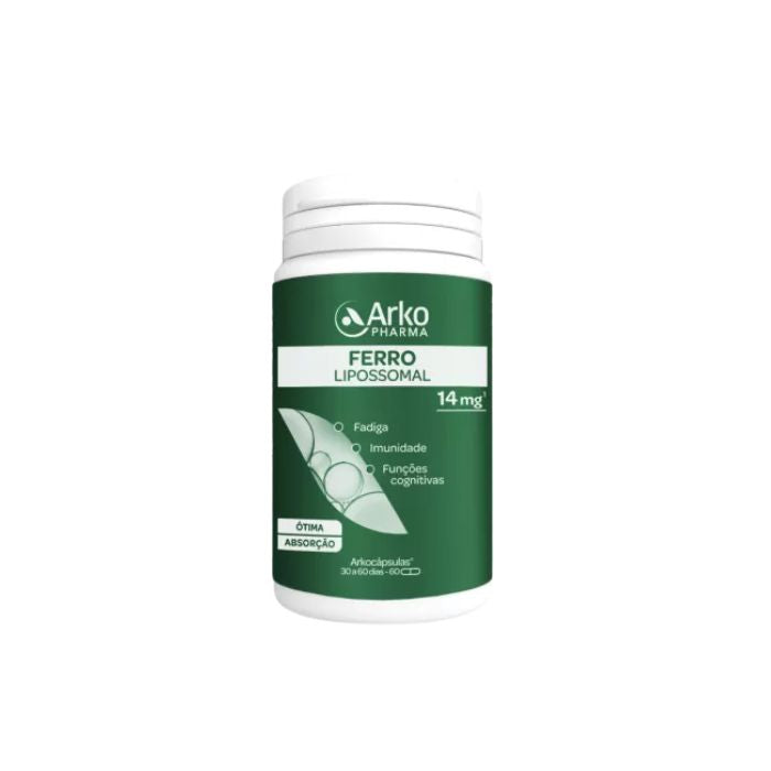 Arkocápsulas Ferro Lipossomal, 60 Cápsulas