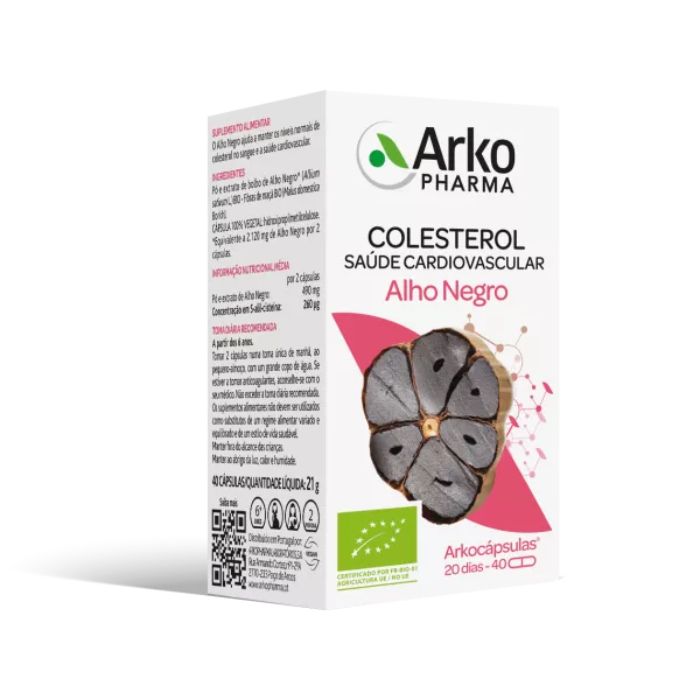 Arkocápsulas Alho Negro, 40 Cápsulas