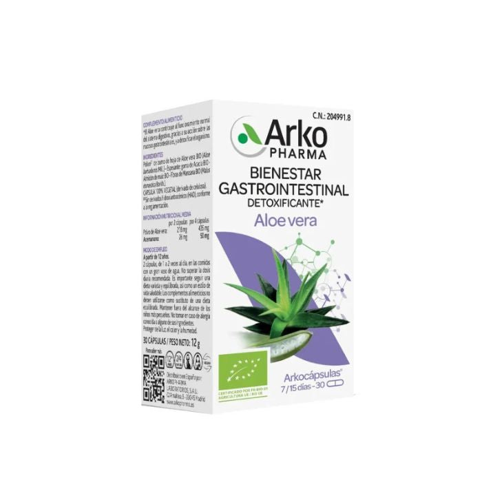 Arkocápsulas Aloe Vera 30 Cápsulas