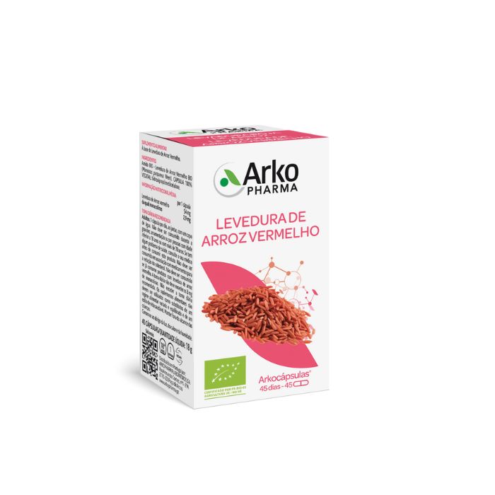 Arkocápsulas Levedura de Arroz Vermelho 45 Cápsulas