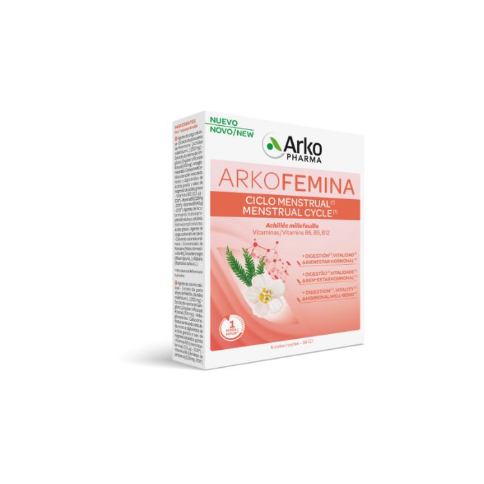 Arkofemia Ciclo Menstrual, 30 Cápsulas