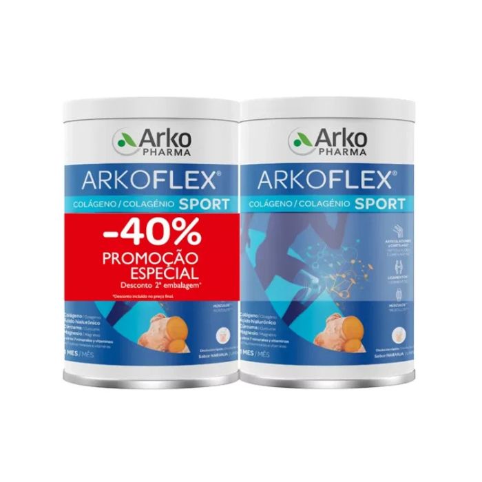 Arkoflex Sport Pó 390 g + 40% Desconto na Segunda Embalagem