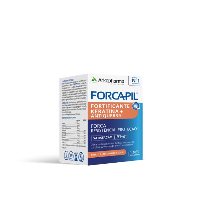 Arkopharma Forcapil Fortificante Keratina + Antiquebra 60 Cápsulas