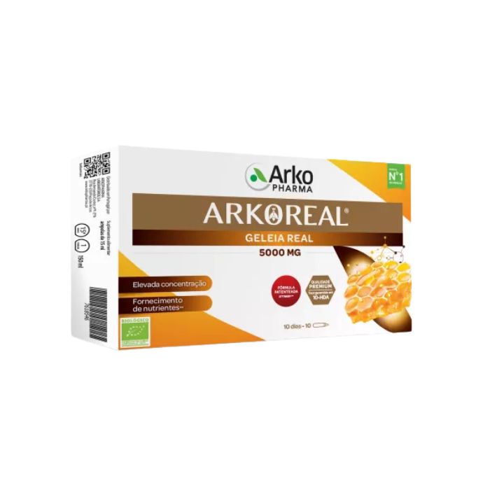Arkoreal Geleia Real 5000 mg, 15 ml x 10 Ampolas