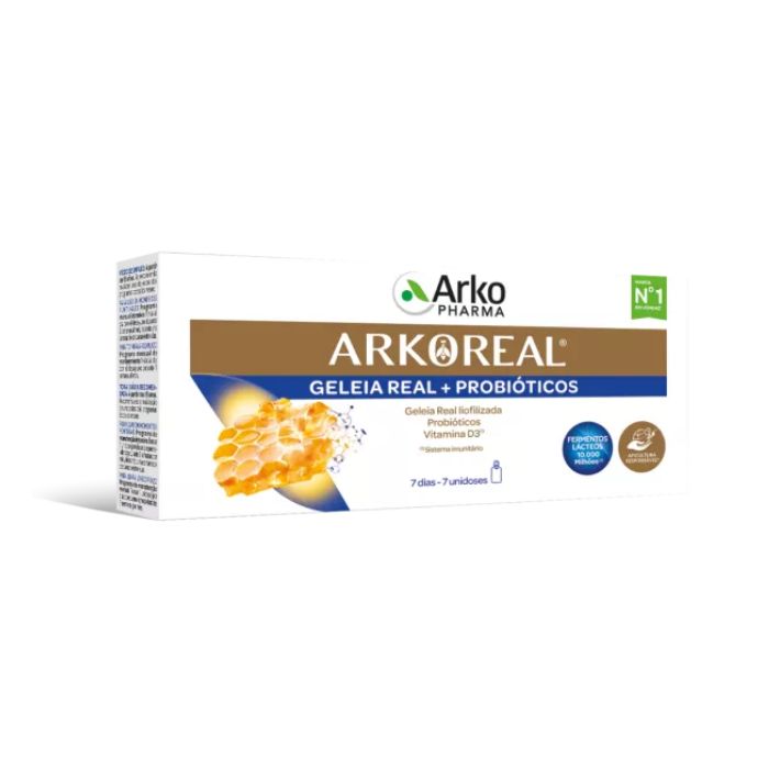 Arkoreal Geleia Real + Probióticos Adultos, 7 Unidoses