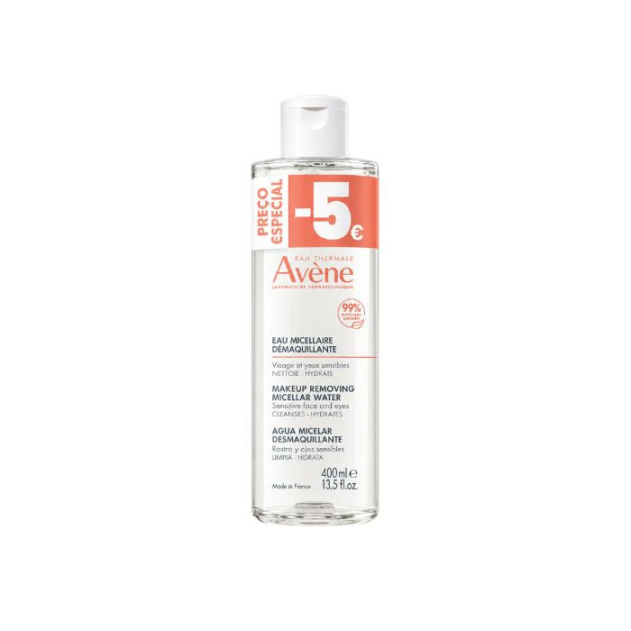 Avène Água Termal Desmaquilhante Micelar, 400 ml -5€