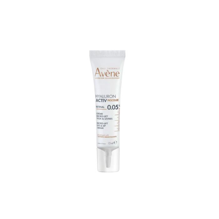 Avène Hyaluron Activ Procedure Creme de Olhos e Lábios Micro-lift - 0,05% Retinal, 15 ml