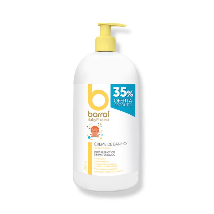 Barral BabyProtect Creme de Banho 1L + Oferta 35%