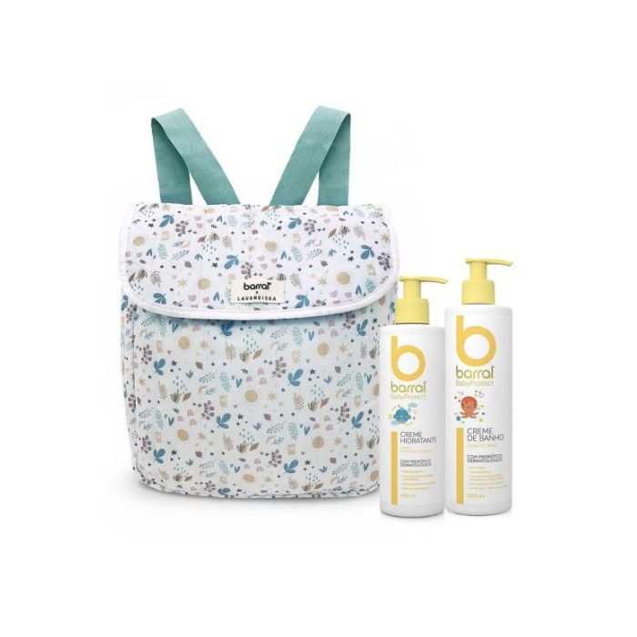 Barral BabyProtect Mochila (Creme Hidratante 400 ml + Creme de Banho 500 ml)