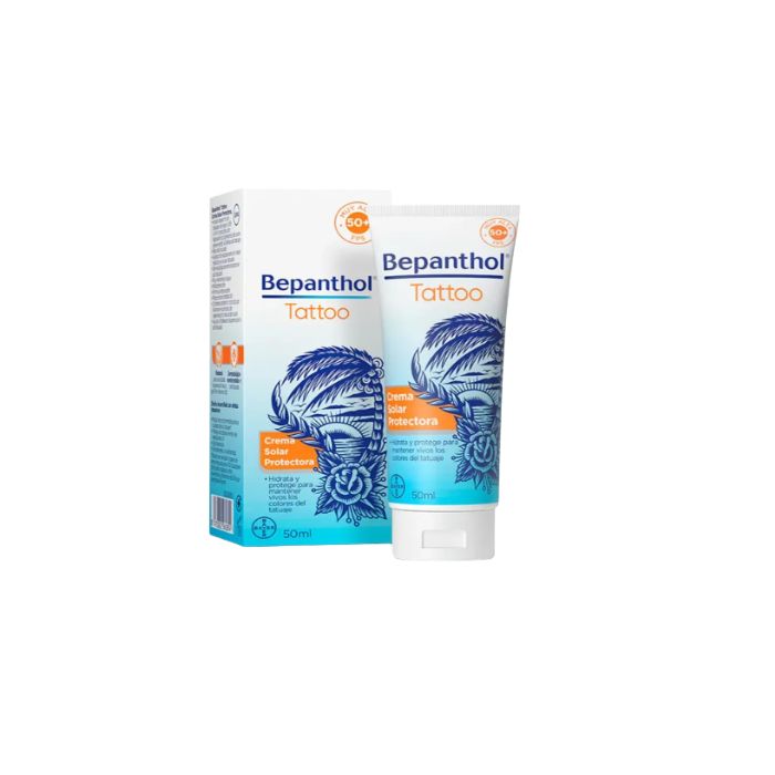 Bepanthen Tattoo Creme Proteção Sol SPF50+, 50 ml