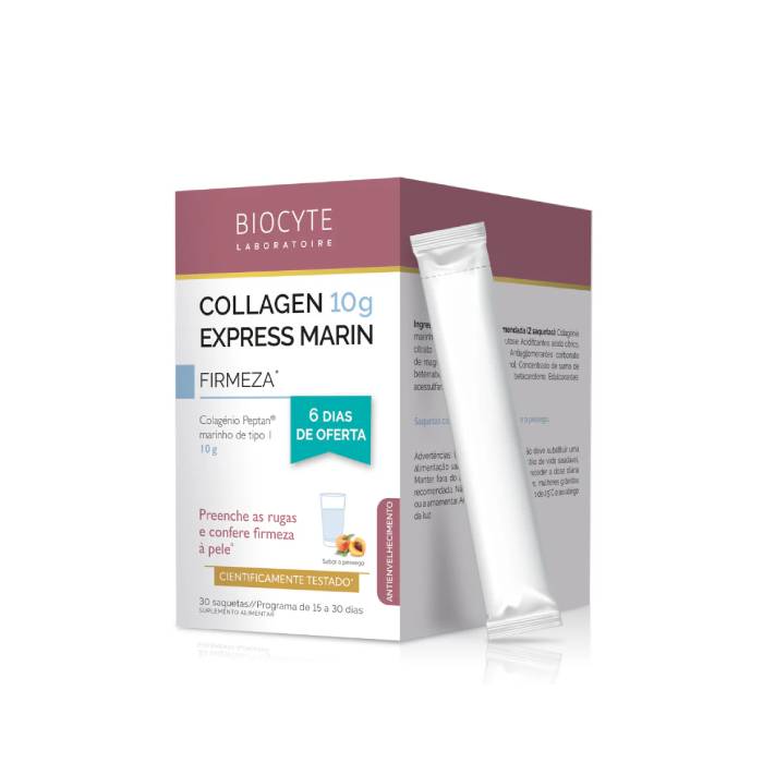 BIOCYTE COLLAGEN EXPRESS TRIO SAQ 3X10X6G + OFERTA 3ª EMBALAGEM