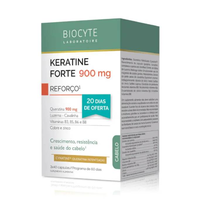 BIOCYTE KERATINE EXTRA PLUS PACK (3X40)