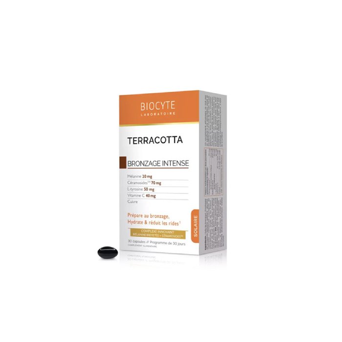 BIOCYTE TERRACOTA BRONZEADOR INTENSO 30 CÁPSULAS