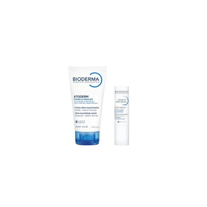 Bioderma Atoderm Pack Creme de Mãos, 50 ml + Stick Labial, 4g