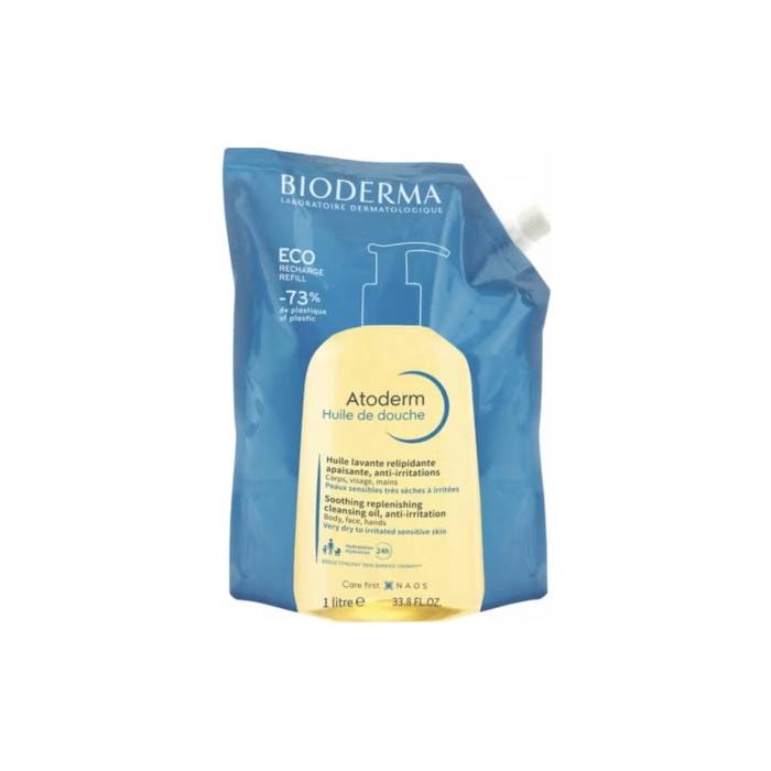 Bioderma Atoderm Óleo de Duche Recarga, 1 L