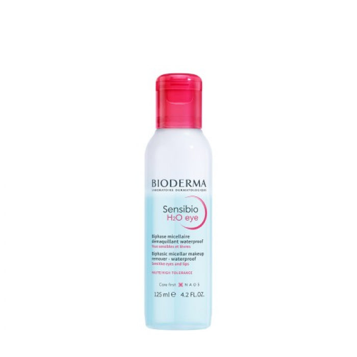 BIODERMA SENSIBIO H2O EYE SOL MICELAR DESMAQ BIFÁSICO OLHOS 125ML