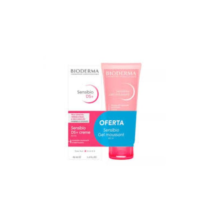 Bioderma Sensibio DS Creme, 40 ml + Oferta Bioderma Sensibio Gel Moussant, 100 ml