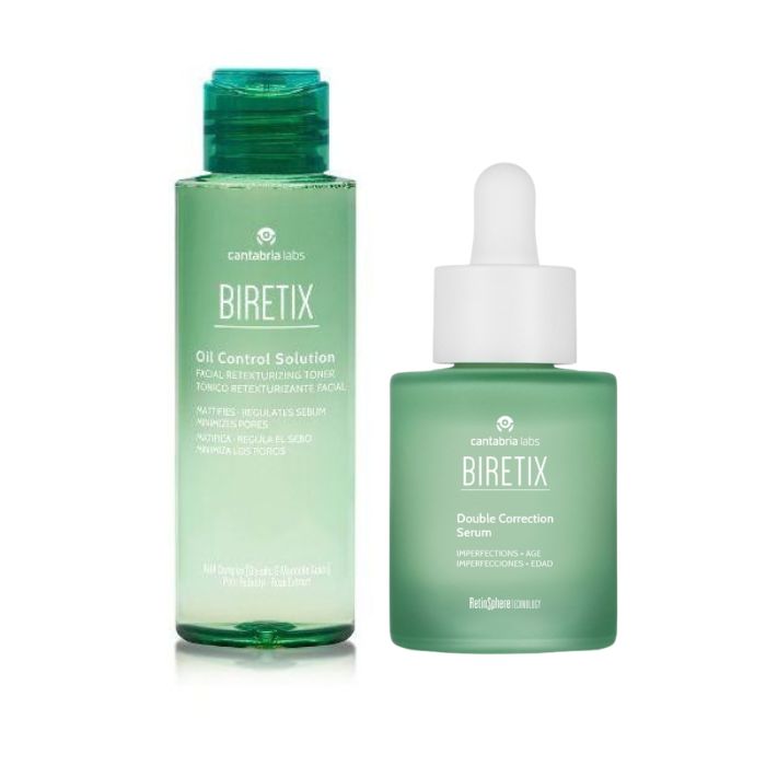 Biretix Oil Control Solution + Double Correction Serum, -30%