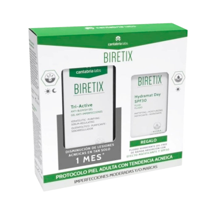 Biretix Tri-Active Gel Imperfeições 50 ml + Oferta Biretix Hydramat SPF30 50 ML