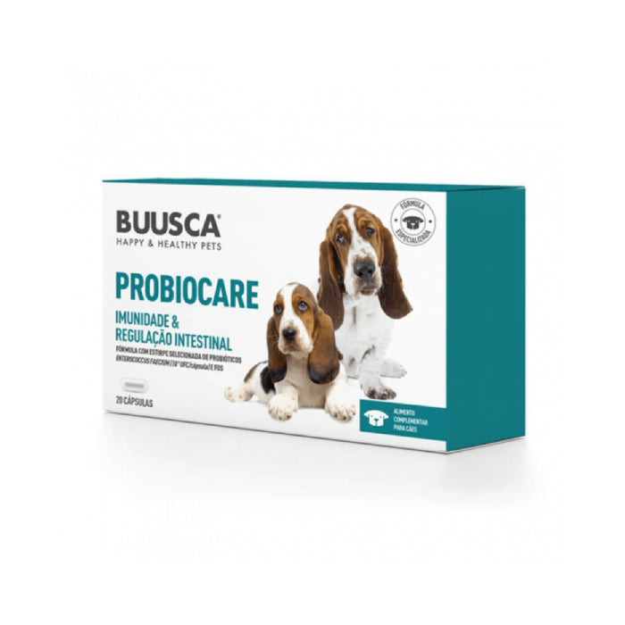 Buusca Probiocare Imunidade e Função Intestinal Cão, 20 Cápsulas