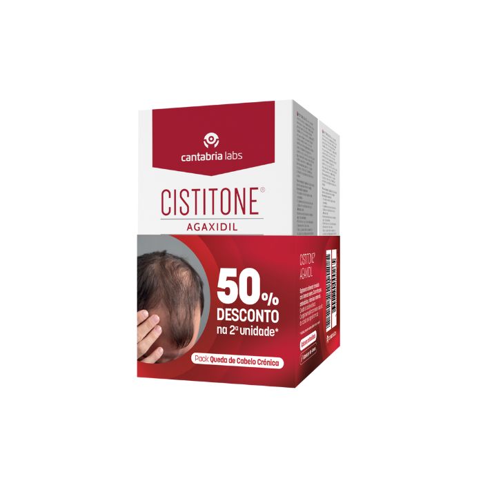 Cistitone Agaxidil Pack Duplo Oferta 50% Desconto 2ª Embalagem, 2 x 60 Cápsulas