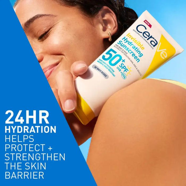 CeraVe Loção Protetora Invisível Hidratante SPF50+, 75 ml