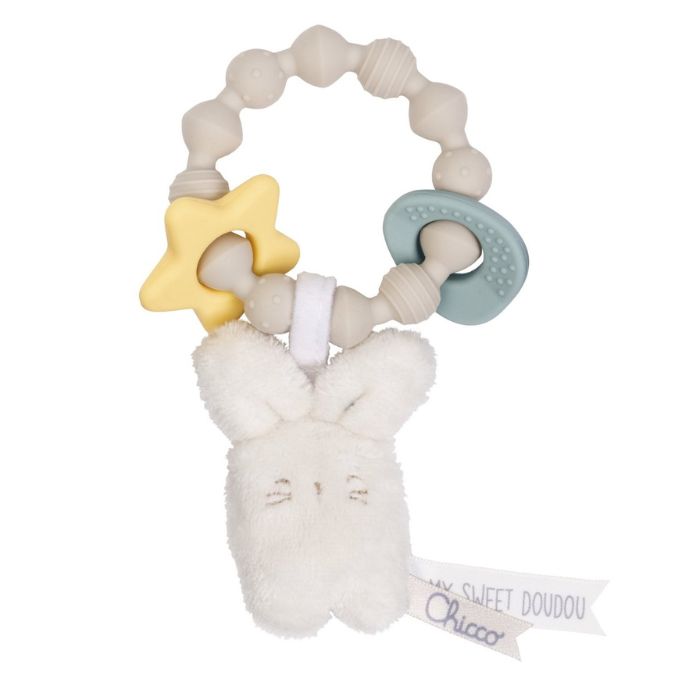 Chicco Anel de dentição Coelhinho Doudou, 0m+