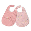 Chicco Babetes de Tecido Rosa+6m, 2 Unidades