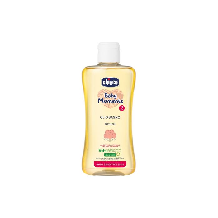 Chicco Baby Moments Óleo de Banho Pele Sensível, 200ml