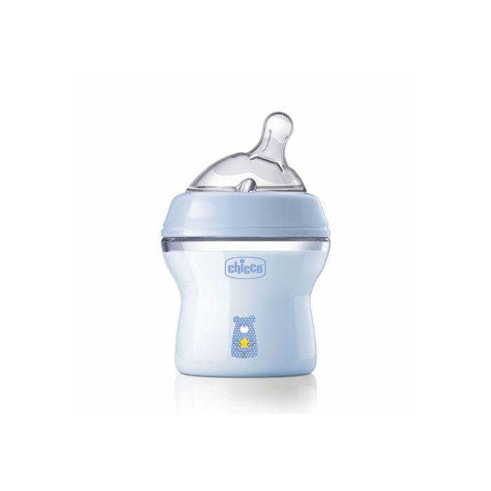 Chicco Biberão Natural Feeling Azul, 150ml 0m+