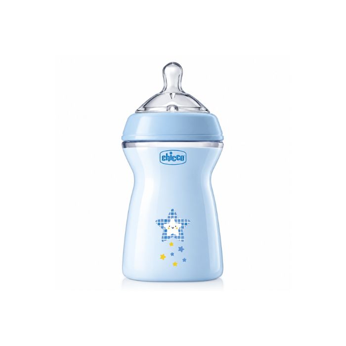 Chicco Biberão NaturalFeeling Fluxo Rápido Boy, 330 ml 6m+