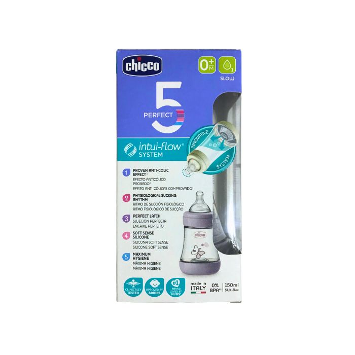 Chicco Biberão Perfect5 Rosa, 150 ml