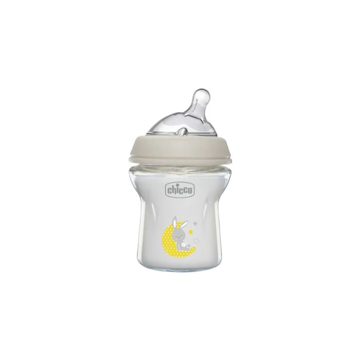 Chicco Biberão Natural Feeling Vidro, 150 ml +0m