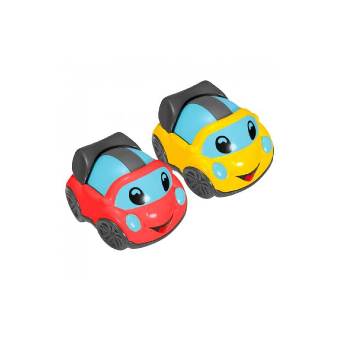 Chicco Brinquedo Carro Turbo Ball Vermelho + Carro Amarelo, 1-4Anos