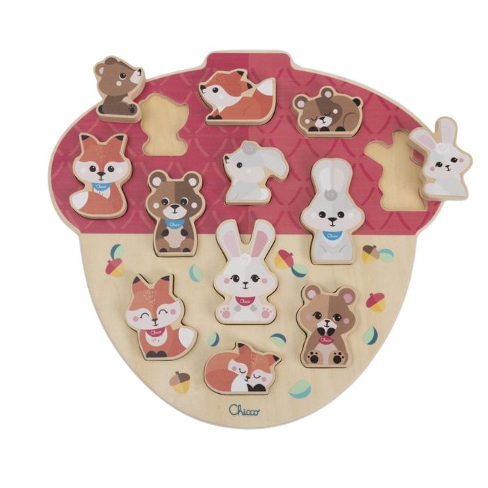 Chicco Puzzle Bolota da Floresta
