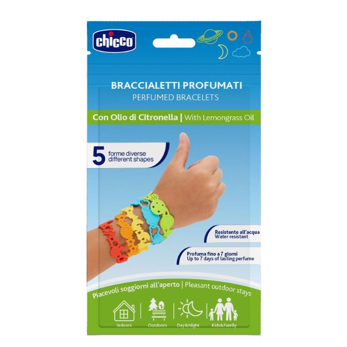 Chicco Pulseiras Perfumadas Anti-mosquito, 5 Unidades
